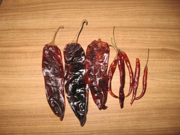 Chiles secos.//Foto: Wikimedia Commons.