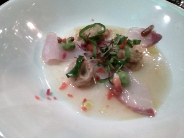 Ceviche hecho por Mitsuharu Tsumura. //Foto: Roxana Zepeda.