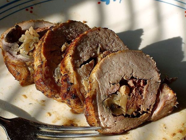 Receta Lomo relleno con tocino Lomo-e1481871266350
