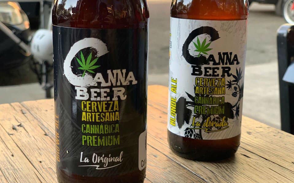 cerveza con marihuana