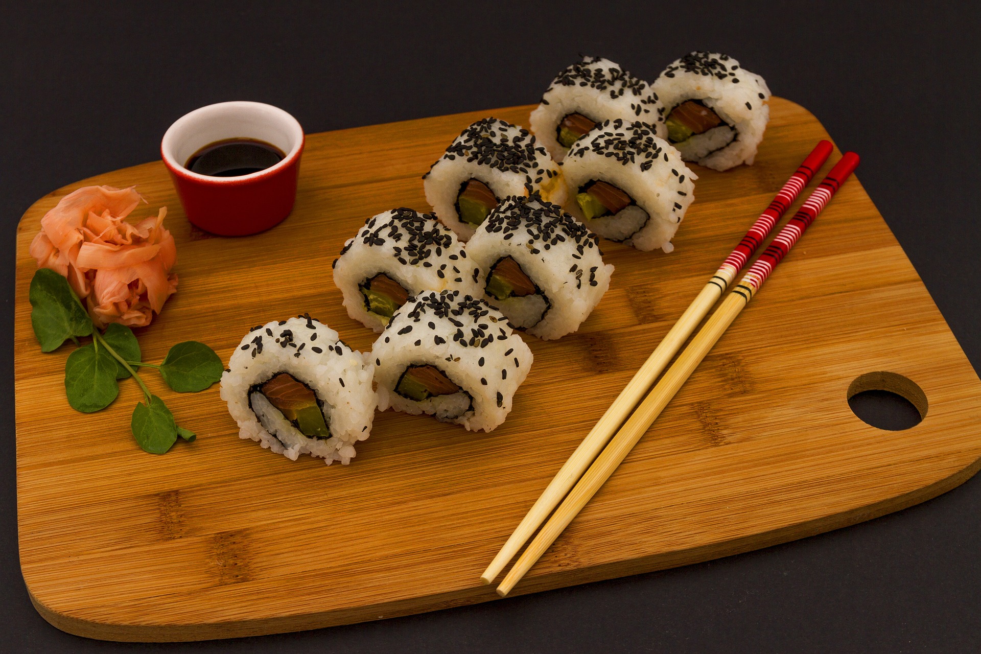 Uramaki sushi