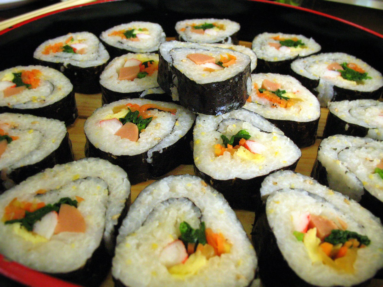 kimbap comida coreana
