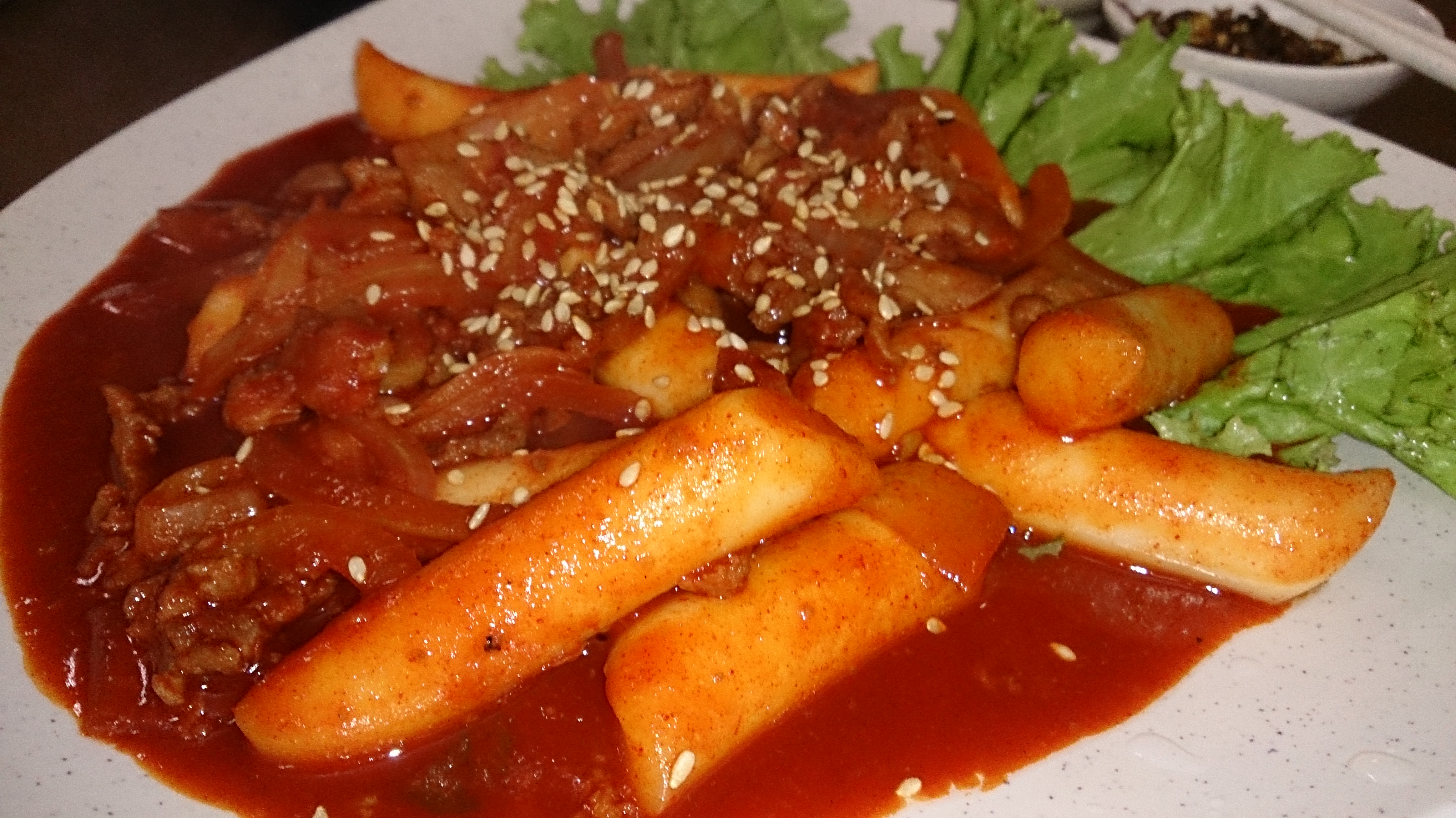 tteokbokki comida coreana