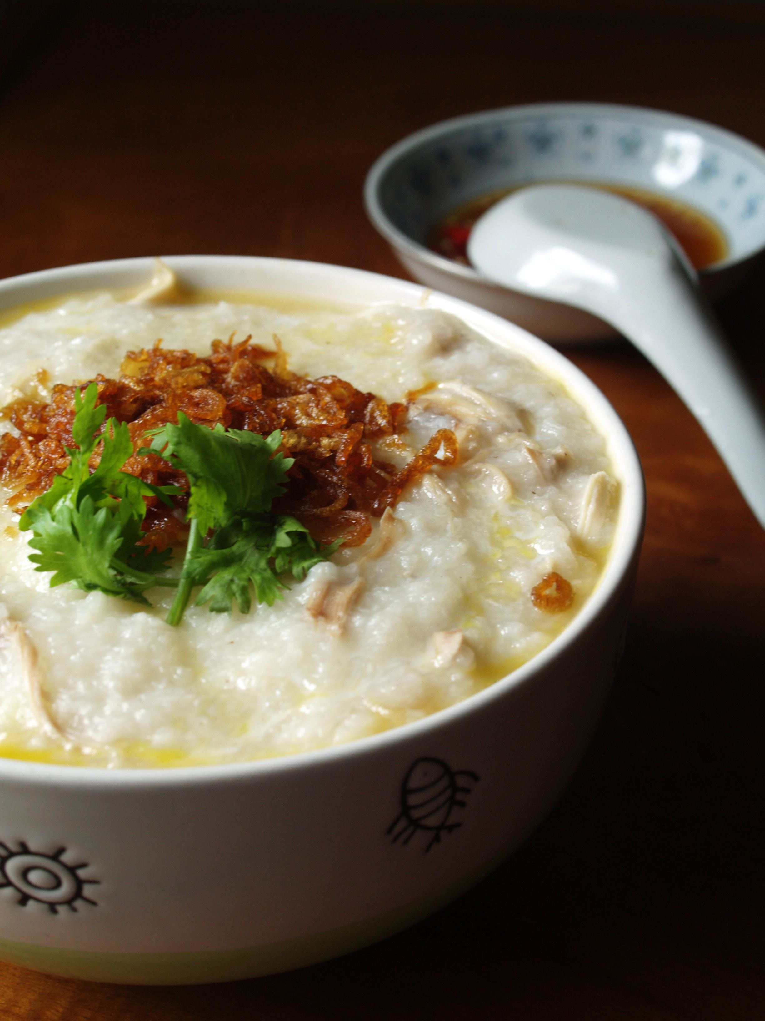 Congee de la cocina tailandesa