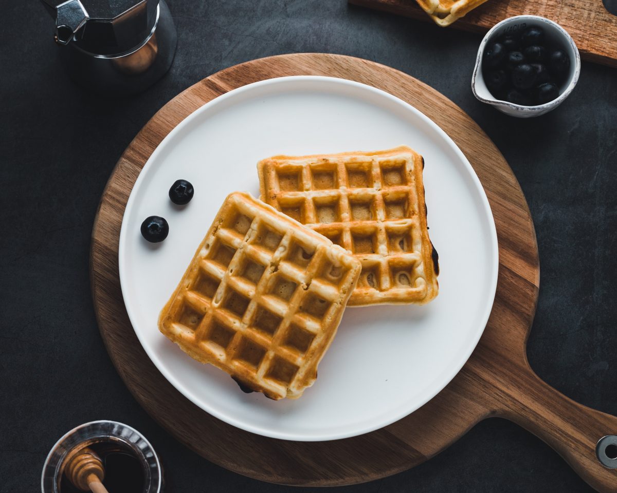 como preparar waffles